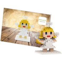 BRIXIES 220010 - Postkarte Engel mit 3D Konstruktionsbausatz aus Ministeinen, 64 Teile BRIXIES 220010 - Postkarte Engel mit 3D Konstruktionsbausatz aus Ministeinen, 64 Teile von Schäfer Toy Company GmbH