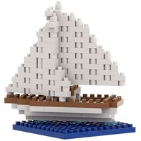BRIXIES 220027 - Postkarte Segelschiff, 3D Konstruktionsbausatz aus Ministeinen, 160 Teile BRIXIES 220027 - Postkarte Segelschiff, 3D Konstruktionsbausatz aus Ministeinen, 160 Teile von Schäfer Toy Company GmbH