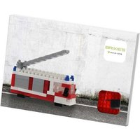 BRIXIES 220045 - Postkarte Feuerwehr, 3D Konstruktionsbausatz aus Ministeinen, 133 Teile BRIXIES 220045 - Postkarte Feuerwehr, 3D Konstruktionsbausatz aus Ministeinen, 133 Teile von Schäfer Toy Company GmbH