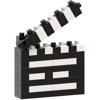 BRIXIES 220051 - Postkarte Filmklappe, 3D Konstruktionsbausatz aus Ministeinen, 39 Teile BRIXIES 220051 - Postkarte Filmklappe, 3D Konstruktionsbausatz aus Ministeinen, 39 Teile von Schäfer Toy Company GmbH