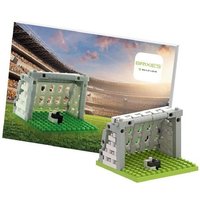 BRIXIES 220056 - Postkarte Fußball, 3D Konstruktionsbausatz aus Ministeinen, 142 Teile von Schäfer Toy Company GmbH