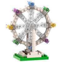 BRIXIES 220061 - Postkarte Riesenrad, 3D Konstruktionsbausatz aus Ministeinen, 98 Teile von Schäfer Toy Company GmbH