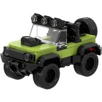BRIXIES 222101 - Mini Geländewagen grün, 3D Konstruktionsbausatz, ca. 178 Teile von Schäfer Toy Company GmbH