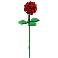 BRIXIES 222144 - Rose rot, 3D Konstruktionsbausatz, ca. 115 Teile von Schäfer Toy Company GmbH