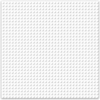 BRIXIES 225013 - Platte 32 x 32 Basic weiß, Bauplatte, 1 Stück von Schäfer Toy Company GmbH