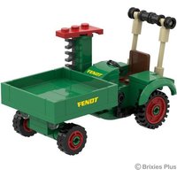Bausteinsatz Brixies Plus Fendt GT & Zubehör Classic Club Collection grün von Schäfer Toy