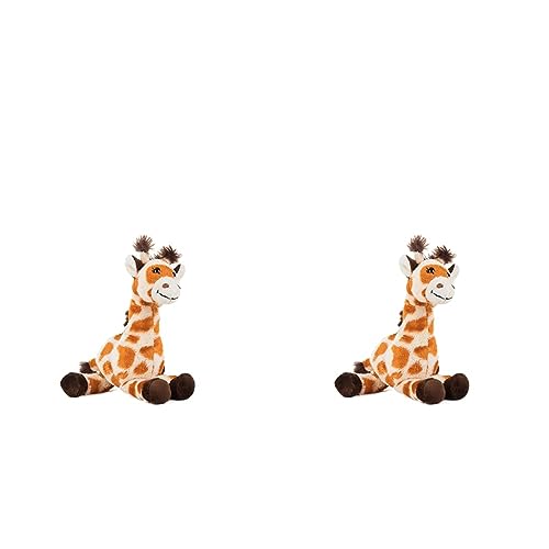 Schaffer 5560 Plüsch-Giraffe Bahati, Braun, XS - 18 cm (Packung mit 2) von Schaffer Knuddel mich!
