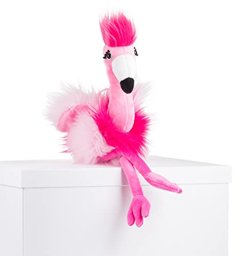 Schaffer 5571 Plüsch-Flamingo Chantal, Pink, M - 34 cm von Schaffer Knuddel mich!
