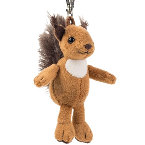 Schaffer Knuddel mich! 250 Anhänger Luzy Plüsch Eichhörnchen, Braun/Weiß, 11cm Schaffer Knuddel mich! 250 Anhänger Luzy Plüsch Eichhörnchen, Braun/Weiß, 11cm von Schaffer