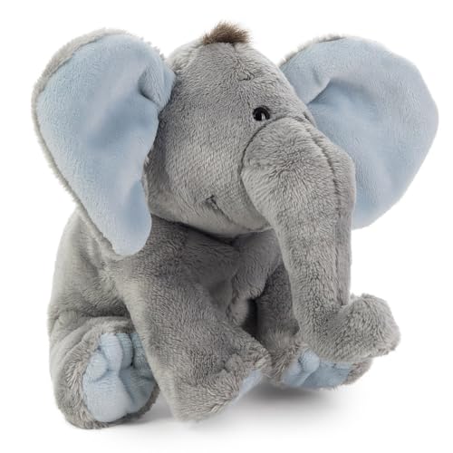 Schaffer Knuddel mich! 5182 BabySugar Rudolf Schaffer Collection Plüsch Elefant, Blau, Größe M 19 cm von Schaffer Knuddel mich!