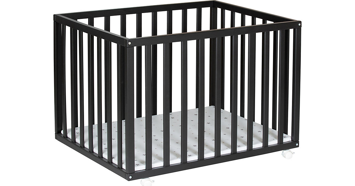 Laufgitter Scandic, schwarz lackiert, B75 x L97 x H70 cm Laufgitter Scandic, schwarz lackiert, B75 x L97 x H70 cm von Schardt