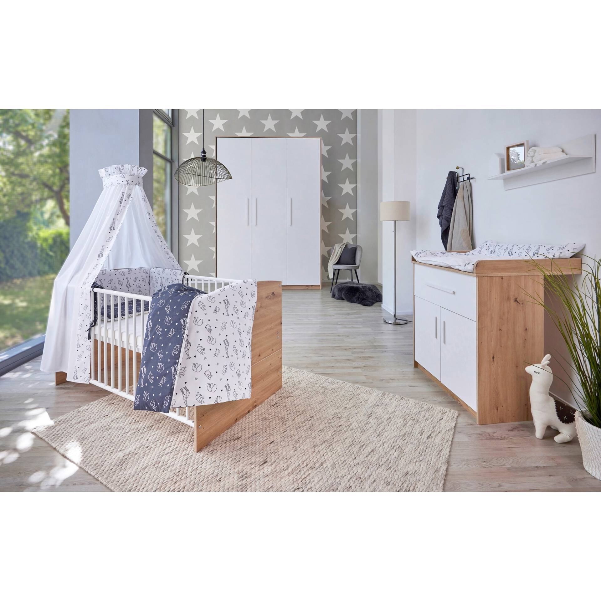 Schardt 3-tlg. Babyzimmer Pepe mit 3-türigem Kleiderschrank Schardt 3-tlg. Babyzimmer Pepe mit 3-türigem Kleiderschrank von Schardt