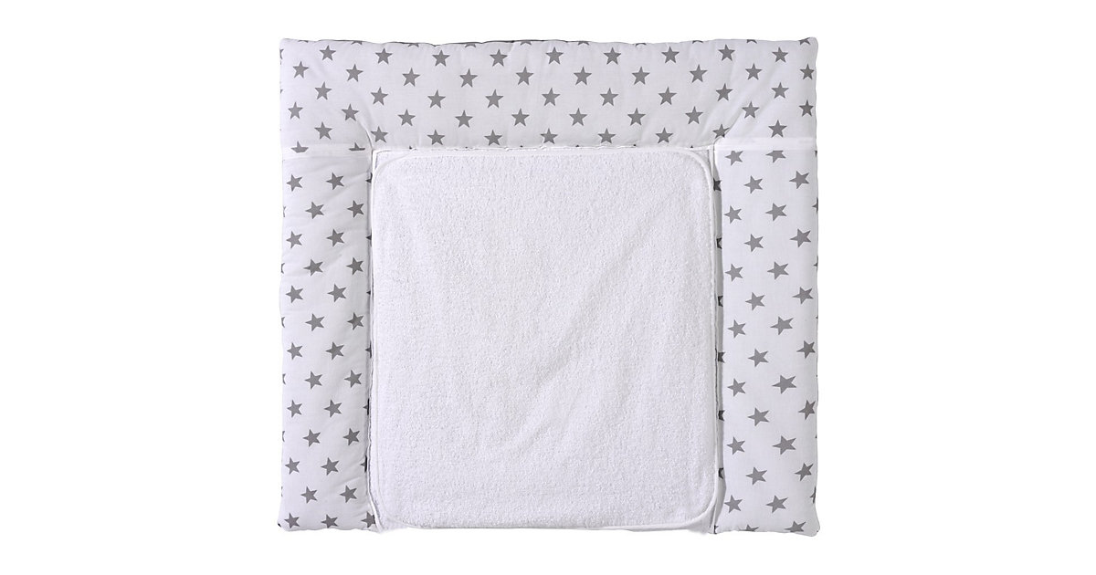 Wickelauflage Big Stars grey, 80 x 75 cm graublau Wickelauflage Big Stars grey, 80 x 75 cm graublau von Schardt