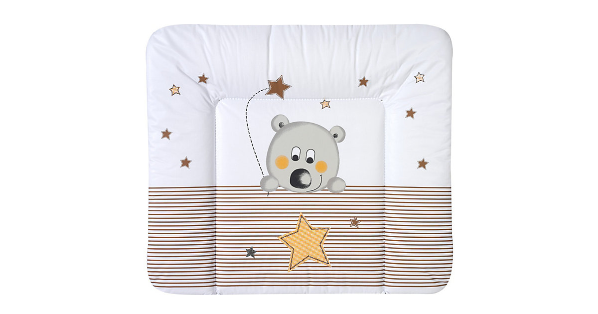 Wickelauflage Hubi, 85 x 75 cm braun von Schardt