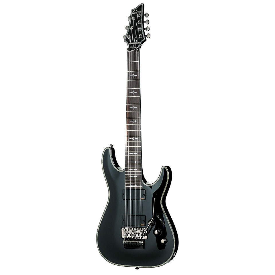 Schecter Hellraiser C-7 FR BLK E-Gitarre Schecter Hellraiser C-7 FR BLK E-Gitarre von Schecter