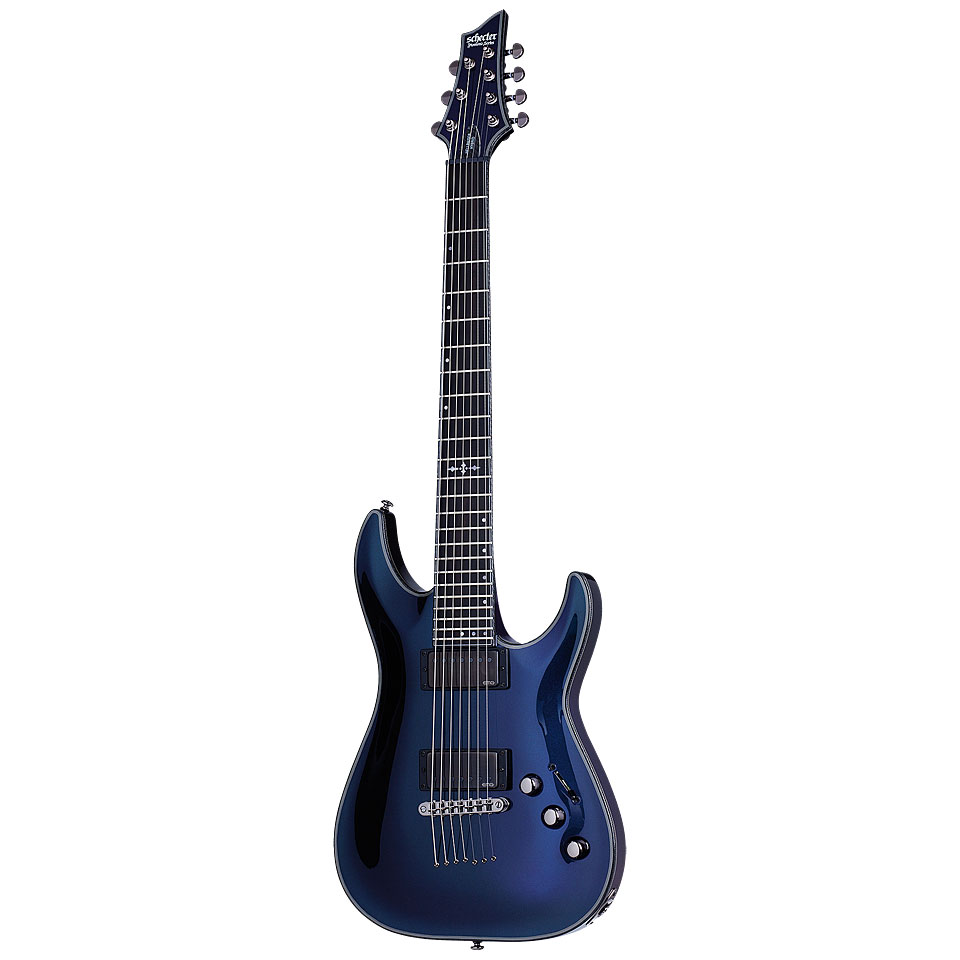 Schecter Hellraiser Hybrid C-7 UVL E-Gitarre von Schecter