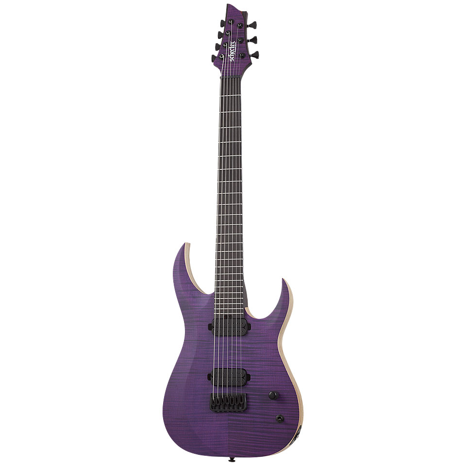 Schecter John Browne Signature TAO-7 Satin Trans Purple E-Gitarre von Schecter