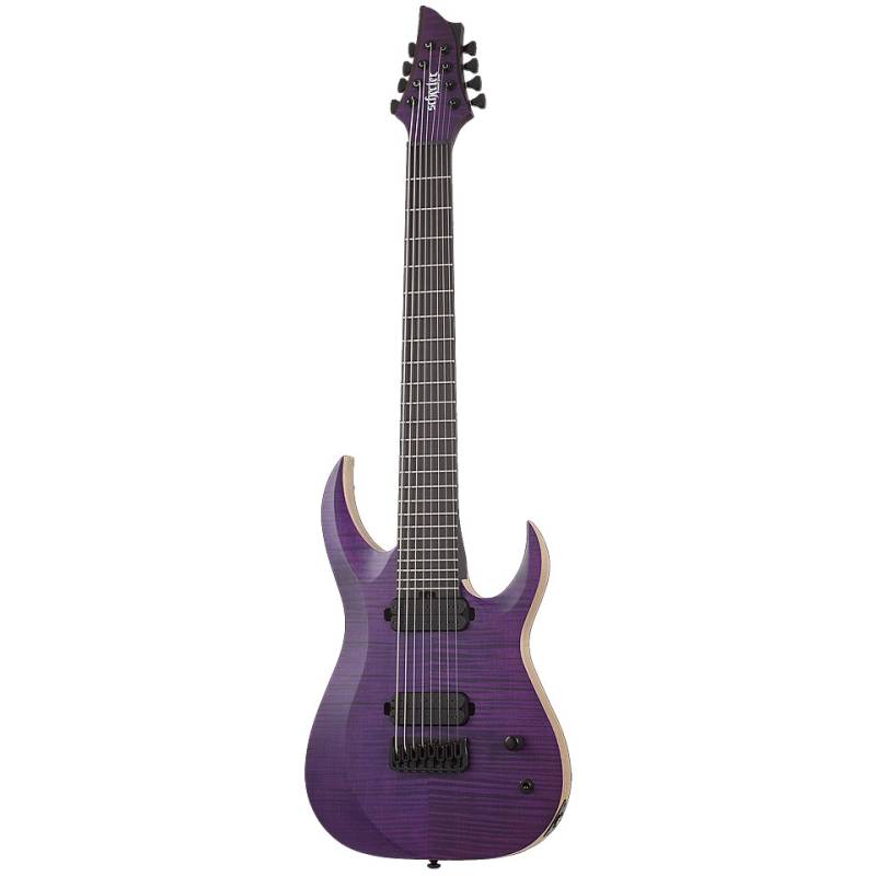 Schecter John Browne Signature TAO-8 Satin Trans Purple E-Gitarre von Schecter