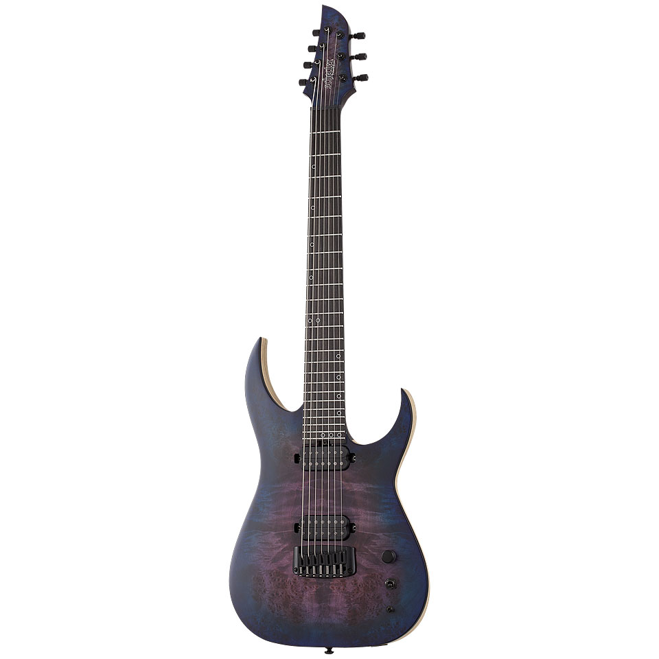 Schecter Keith Merrow KM-7 MK-III Artist Blue Crimson E-Gitarre von Schecter