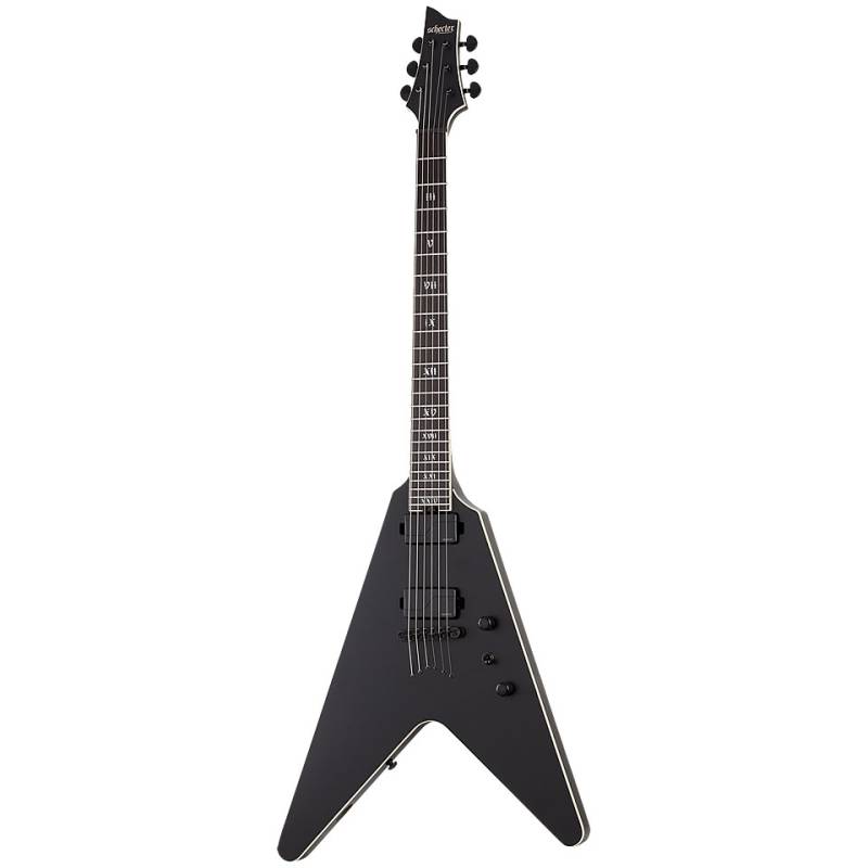 Schecter SLS Elite V-1 Evil Twin Satin Black E-Gitarre von Schecter