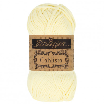 Scheepjes Cahlista Garn Unicolor 101 Candle Light von Scheepjes