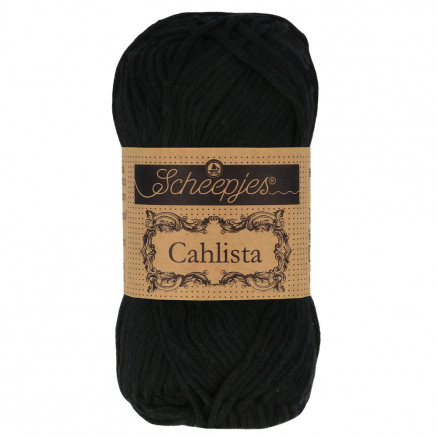 Scheepjes Cahlista Garn Unicolor 110 Jet Black Scheepjes Cahlista Garn Unicolor 110 Jet Black von Scheepjes