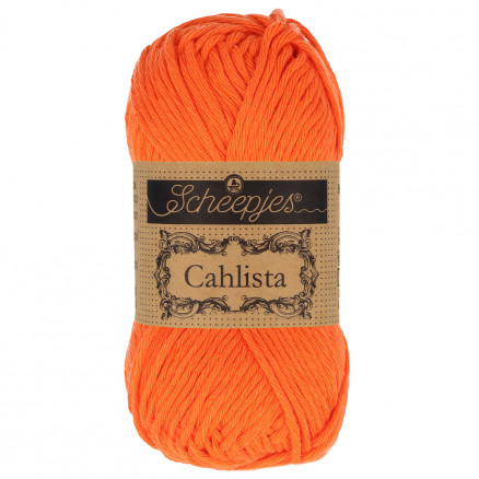 Scheepjes Cahlista Garn Unicolor 189 Royal Orange Scheepjes Cahlista Garn Unicolor 189 Royal Orange von Scheepjes