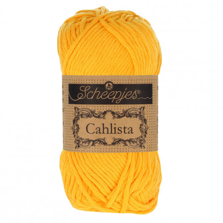 Scheepjes Cahlista Garn Unicolor 208 Yellow Gold Scheepjes Cahlista Garn Unicolor 208 Yellow Gold von Scheepjes