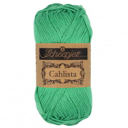 Scheepjes Cahlista Garn Unicolor 241 Parrot Green Scheepjes Cahlista Garn Unicolor 241 Parrot Green von Scheepjes