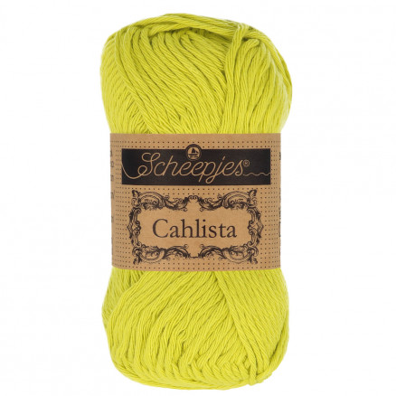 Scheepjes Cahlista Garn Unicolor 245 Green Yellow Scheepjes Cahlista Garn Unicolor 245 Green Yellow von Scheepjes