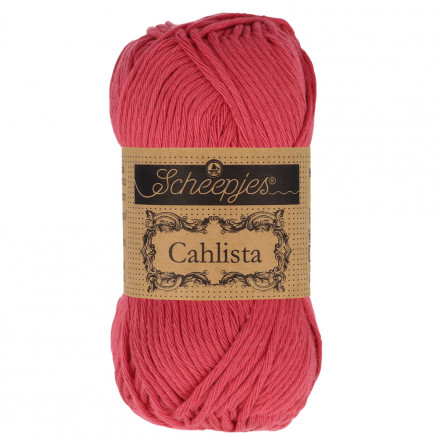 Scheepjes Cahlista Garn Unicolor 258 Rosewood von Scheepjes