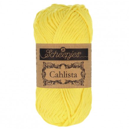 Scheepjes Cahlista Garn Unicolor 280 Lemon von Scheepjes