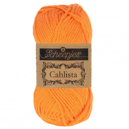 Scheepjes Cahlista Garn Unicolor 281 Tangerine Scheepjes Cahlista Garn Unicolor 281 Tangerine von Scheepjes