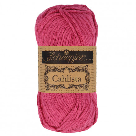 Scheepjes Cahlista Garn Unicolor 413 Cherry von Scheepjes