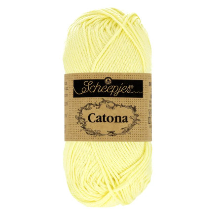 Scheepjes Catona Garn 100 Zitrone Chiffon - 10g von Scheepjes