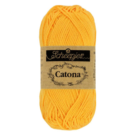 Scheepjes Catona Garn 208 Gelbgold - 25g von Scheepjes