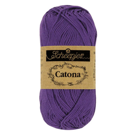 Scheepjes Catona Garn 521 Tiefes Lila - 25g von Scheepjes