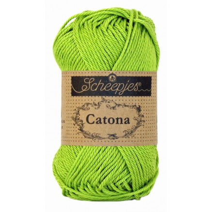 Scheepjes Catona Garn Unicolor 205 Kiwi von Scheepjes