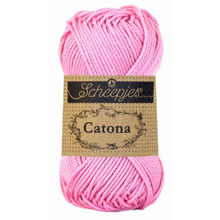 Scheepjes Catona Garn Unicolor 222 Tulip von Scheepjes