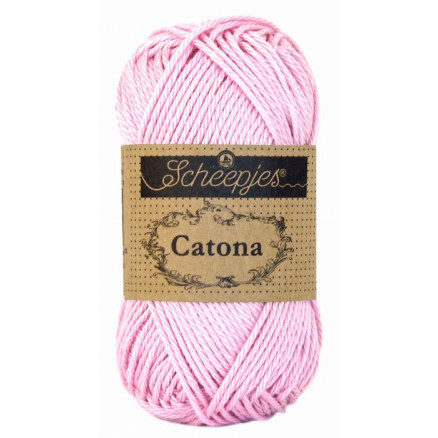 Scheepjes Catona Garn Unicolor 246 Icy Pink von Scheepjes