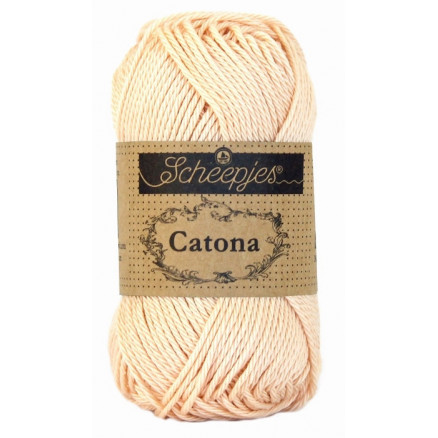 Scheepjes Catona Garn Unicolor 255 Nude von Scheepjes