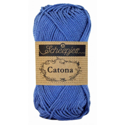 Scheepjes Catona Garn Unicolor 261 Capri Blue von Scheepjes