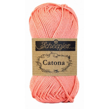 Scheepjes Catona Garn Unicolor 264 Light Coral von Scheepjes