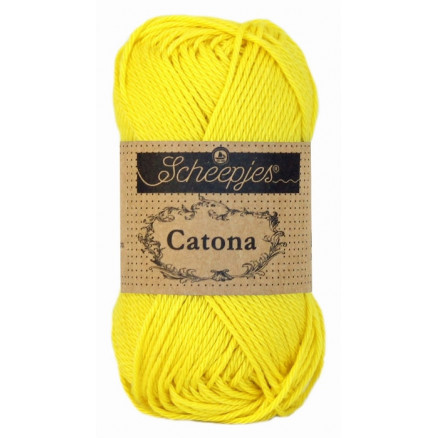Scheepjes Catona Garn Unicolor 280 Lemon von Scheepjes
