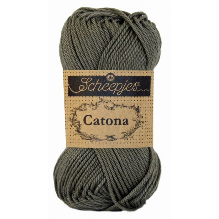 Scheepjes Catona Garn Unicolor 387 Dark Olive von Scheepjes