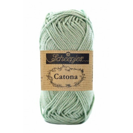 Scheepjes Catona Garn Unicolor 402 Silver Green von Scheepjes
