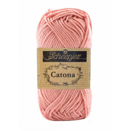 Scheepjes Catona Garn Unicolor 408 Old Rose von Scheepjes