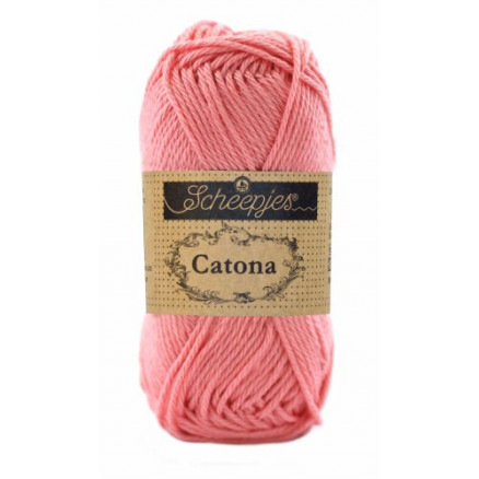 Scheepjes Catona Garn Unicolor 409 Soft Rose von Scheepjes