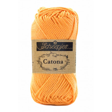 Scheepjes Catona Garn Unicolor 411 Sweet Orange von Scheepjes