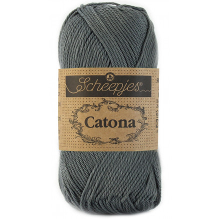 Scheepjes Catona Garn Unicolor 501 Anthracite von Scheepjes